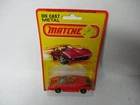 Matchbox Lesney Superfast SF27 Lamborghini Countach, Streakers, BROWN BASE, card