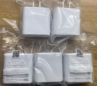 (Bulk Lot of 5pcs) Samsung 45W USB-C Super Fast Charger (EP-TA845) White