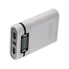 1Pc Dual USB Ports 5V/2.5A Portable Power Bank Case Housing W/Charging Module tt