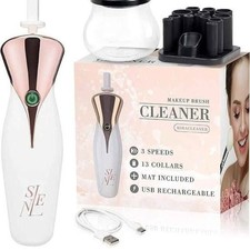 Electric Makeup Brush Cleaner  Dryer   Automatic Spinner Machine New 