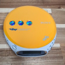Sony D-EJ360 Yellow CD Walkman PSYC G Protection Vintage Portable Player Working