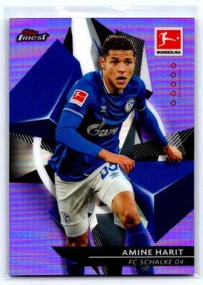 2020-21 Finest Bundesliga #85 Amine Harit Purple #/250 FC Schalke 04 bx6H