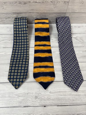 3 HERRENKRAWATTEN AUS 100 % REINER SEIDE - Marks & Spencer Principles