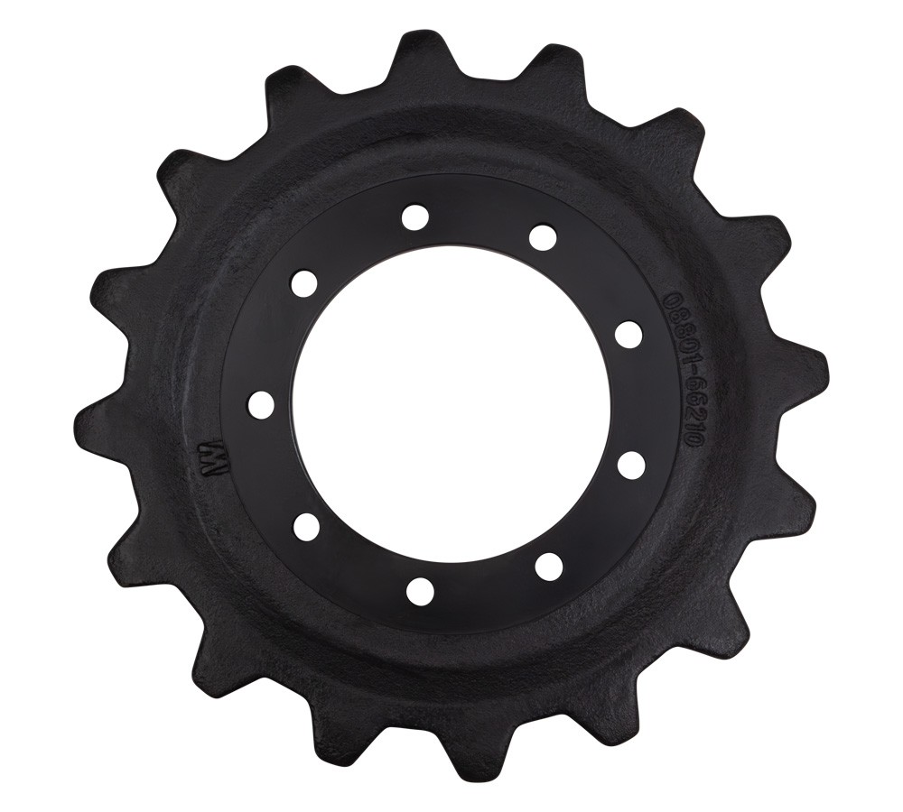 2PK Forged Track Sprocket for Mustang 180917, Takeuchi 08801-66210 Track Loader - second product detail image