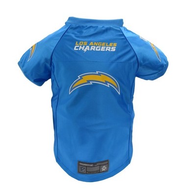 LOS ANGELES CHARGERS DOG CAT PREMIUM JERSEY DAZZLE FABRIC CHOOSE SIZE