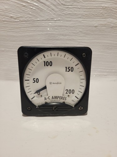 WESTINGHOUSE Type KA-241 Style 291B461A31 A-C AMPERES PANEL METER 0-2000A