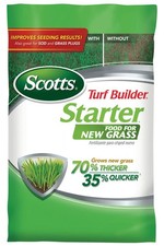 Scotts Turf Builder Starter Food for New Grass, 5,000 sq. ft., 15 lbs. 3.03 per gallon