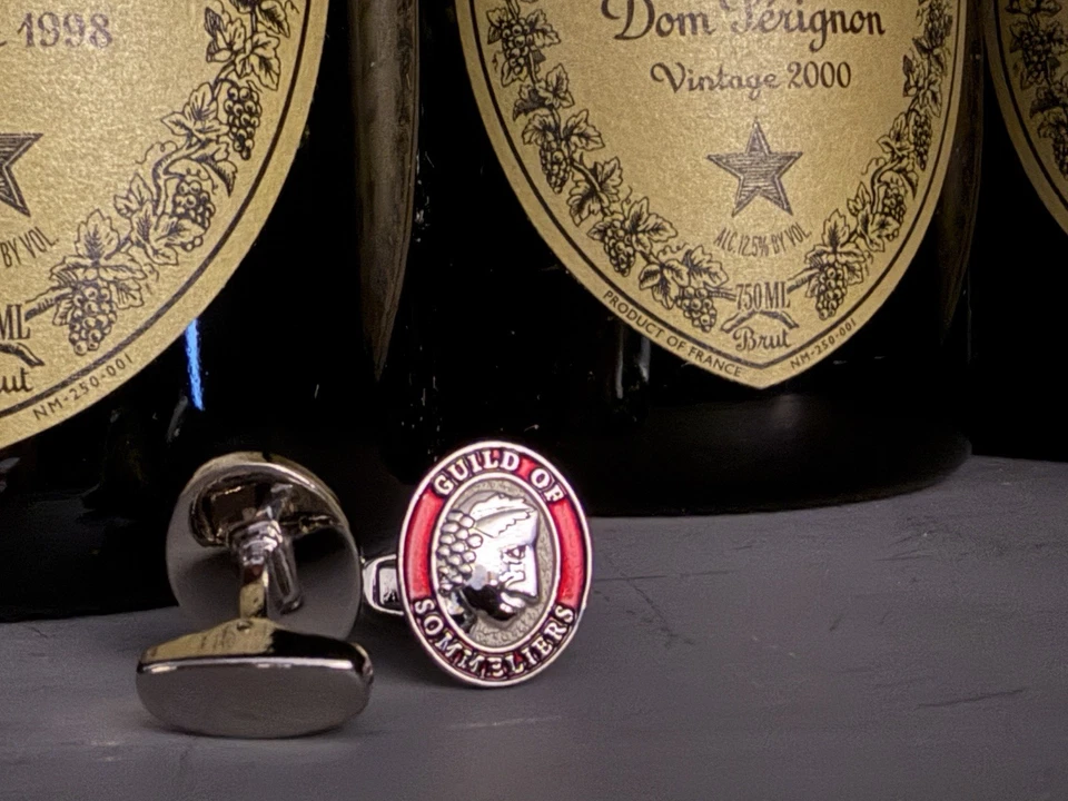 Guild of Sommeliers Red Enamel Cufflinks - Image 3 of 4