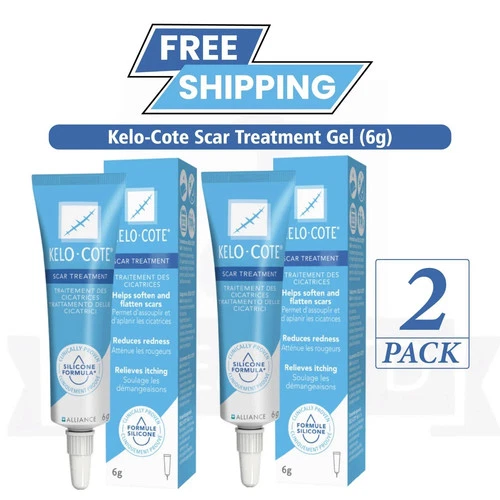 Ke-lo-cote Self-Drying Silicone Gel for Scar Treatment 6g - PACK OF 2