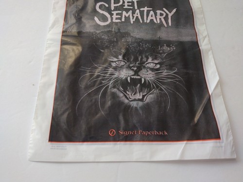 Stephen King Pet Sematary Plastic bag tufpak inc. 7" x 10" - Photo 3/6