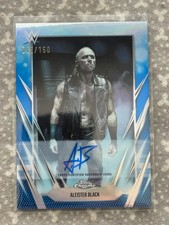 2026 WWE Topps Chrome • Aleister Black Blue Auto /150