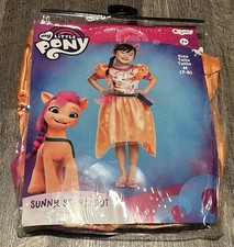 NWT My Little Pony Dress Up Costume - Rainbow Dash 7-8 Years By Disguise Jakks