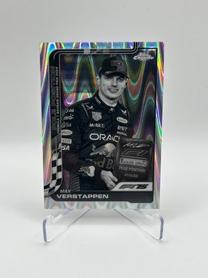 2025 Topps Chrome Formula 1 Lot (8 Cards) - B&W Raywave, Lazer Refractor