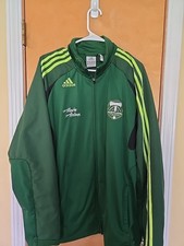 Adidas Jacket Men XL Green Yellow Track Portl...