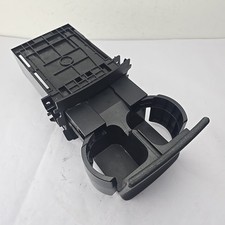 08-15 Nissan Rogue Center Console Rear Pull Out Cup Holder Black Oem