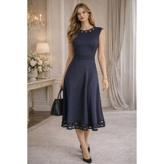green emerald velvet dress Black | Sleeveless V-neck Pleated Maxi Dress main image 0