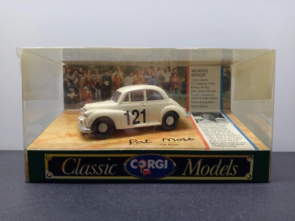 Corgi 1:43 Morris Minor #121 Pat Moss Rallye Modellauto - rar - Bild 4 von 4