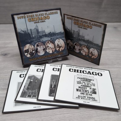 Down Home Blues Classics 1946-1954 Volume 3 Chicago 4CD Box Set VG Condition 