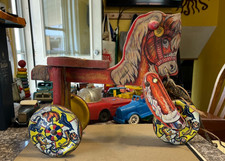 Vintage Wooden Horse Toy