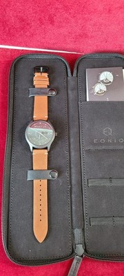 EONIQ Automatic Men Watch Leather Band Special Editionwhat Up  41mm 