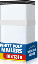 Poly Mailers White Shipping Bags Self Seal 10 x 13- 300 Count