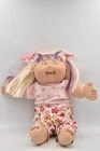 Cabbage Patch Kids Magic Touch Colorsilk Doll 2004 Play Along Blonde Hair 42cm