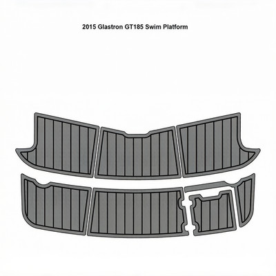 2015 Glastron GT185 Swim Platform Boat EVA Foam Faux Teak Deck Floor Pad Mat