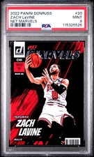 2022 PANINI DONRUSS NET MARVELS #20 ZACH LAVINE PSA 9