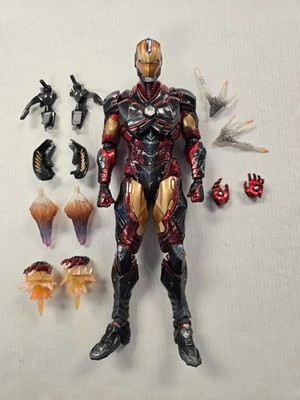 Play Arts Kai IRON MAN Marvel Universe Variant Figure Square Enix Loose 