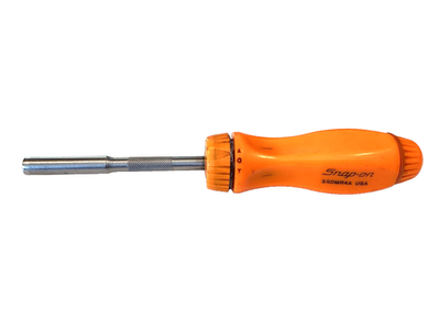 #ad Snap On USA SSDMR4A ORANGE Hard Handle Ratcheting Screwdriver Fresh Rebuild NICE $62.95