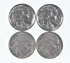 Buffalo Nickels Sharp Horn XF/AU - 1936 1937 1936 1936 Lot Collection *452