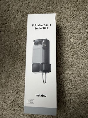 Insta360 23'' 2-in-1 Foldable Selfie Stick Tripod, Black