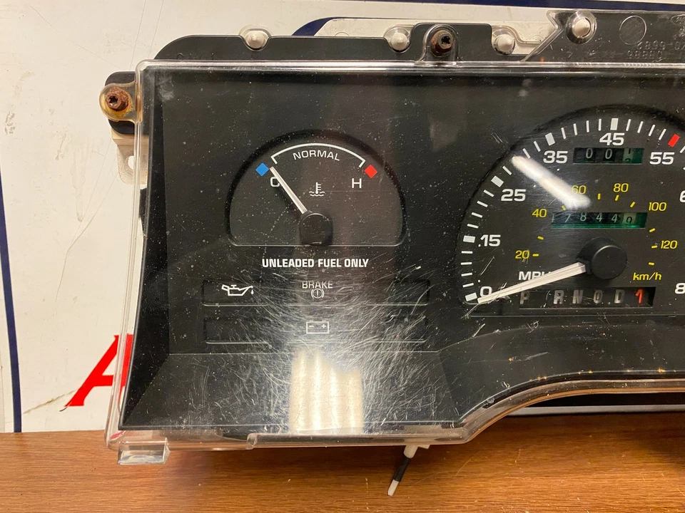 1990 FORD TAURUS PAINEL DE INSTRUMENTOS 47.844 MILHAS *MONTAGEM QUEBRADA - Imagem 3 de 4