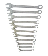 11Pc Standard SAE Combination Wrench Set - Mechanics Shop Repair Tool
