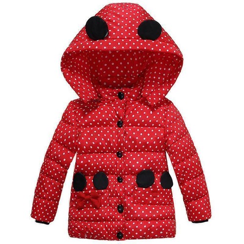 Casual Kids Girls Long Sleeve Hooded Hoodie Coat Winter Warm Jacket Outwear Top- - Picture 12 of 30