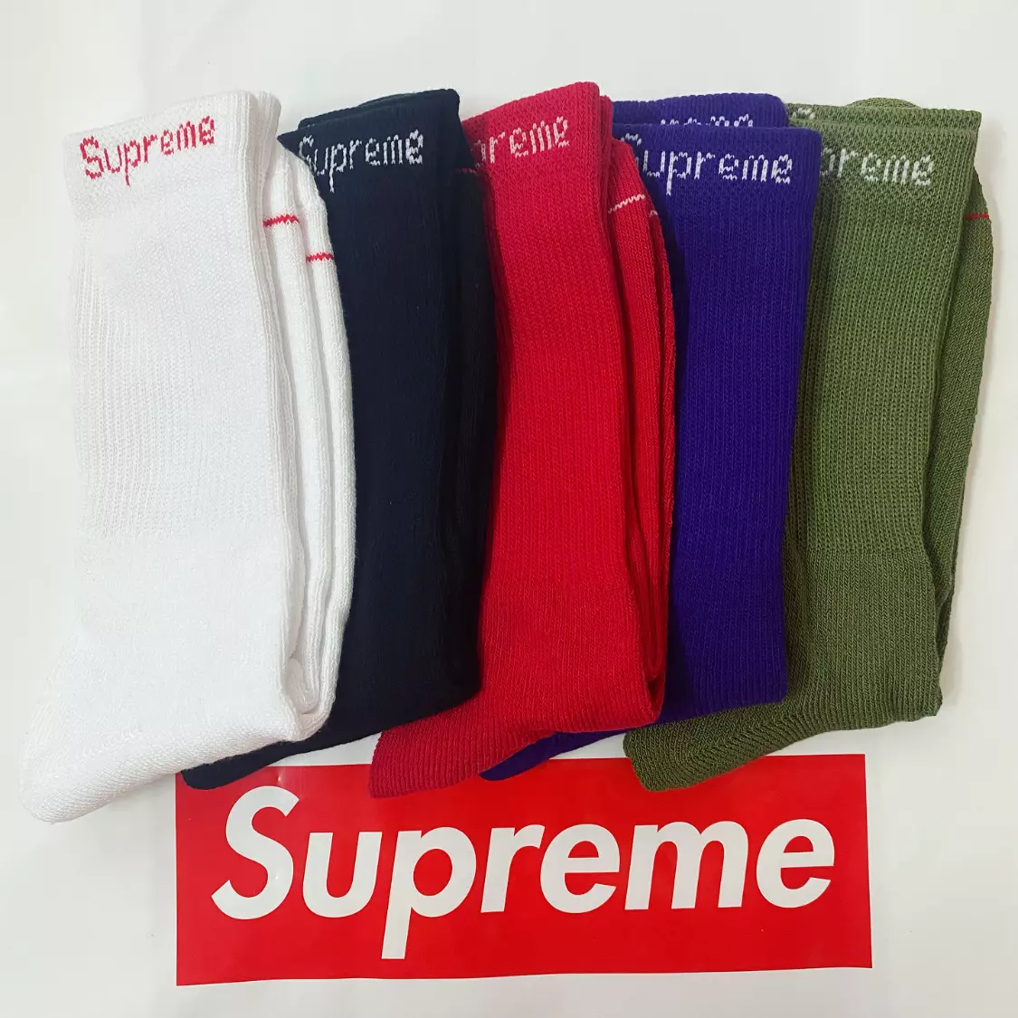 Supreme Socks Real VS Replica