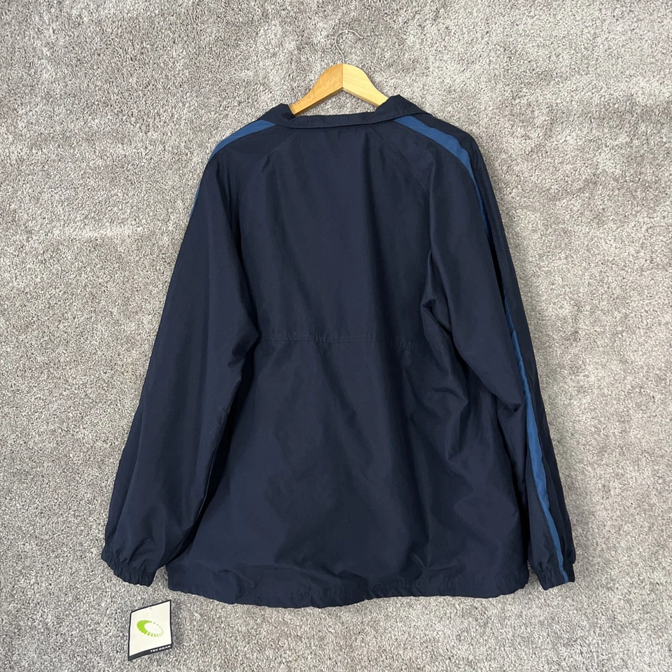 Chaqueta Tek Gear Hombre XL Azul Cremallera Completa Bolsillos Nueva Foto 2 de 4