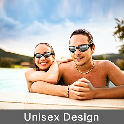 Schwimmbrille Schwimmbrille kein Auslaufen mit Nasenclip, Ohrstöpsel und Etui - Bild 4 von 10