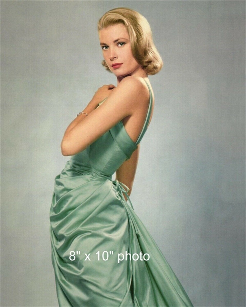grace kelly green dress GORGEOUS photo in light teal gown (148) 12/1/25