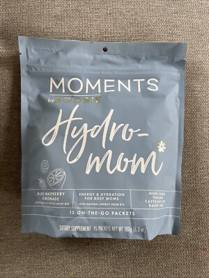 Boobie Hydromom Electrolyte Drink Mix for Moms Organic Hydration Supplement w...