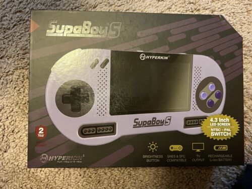 Hyperkin SupaBoy S Portable Pocket SNES Super Nintendo | Open Box - Afbeelding 1 van 2