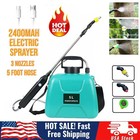 New Listing1.35Gallon Rechargeable Electric Garden Plant Sprayer Battery Powered Sprayer