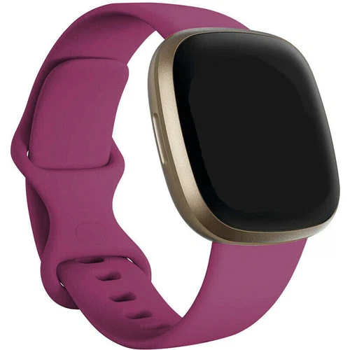 For Fitbit Versa 4/3 Sense 2/1 Soft Silicone Wrist Strap Replacement Watch Band - Picture 14 of 41