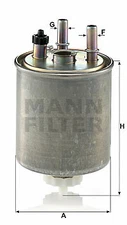 Mann-filter WK 9022 fuel filter for, Renault