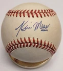 Autographed KEVIN MAAS Official American League Baseball w/COA