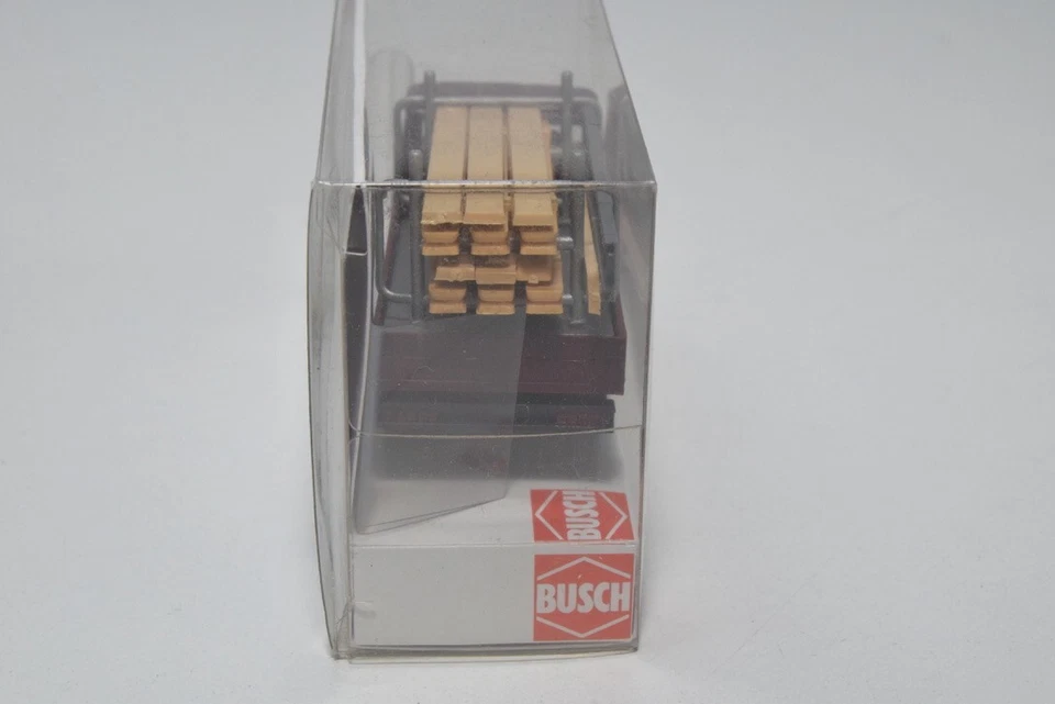 B8 1:87 BUSCH 47974N IVECO DAILY PCIK UP GERUSTBAU KIRCHBERGER MIB - Immagine 4 di 4