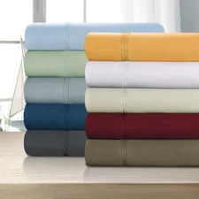 Heavyweight Egyptian Cotton Sheet Set, 1200 ThreadCount Bed Sheets & Pillowcases