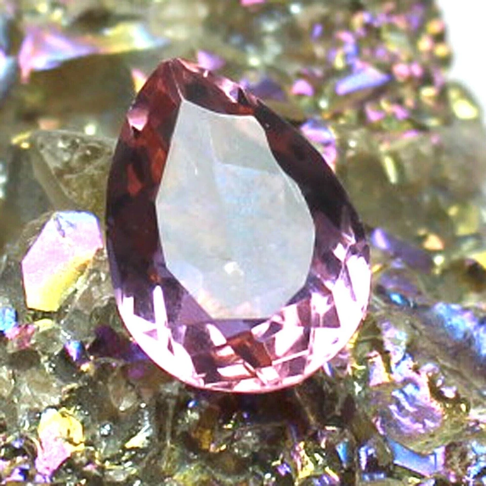 17.75 Ct. Flawless Pink Kunzite Pear Cut AAA+ Loose Gemstone Gift for Women - Image 3 of 4