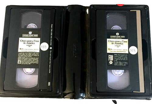 Once Upon A Time In America: 2 VHS Tape Set - Ships Free with Tracking - Picture 2 of 4