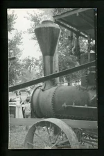 Real photo postcard RPPC Train locomotive engine railraod 1970's Vintage